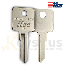 ILCO 1092M / M29 Key Blanks – 10 Pack | For Master Padlocks | Nickel-Plated Brass Key Blanks