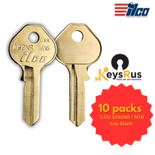 ILCO 1092NR / M16 Key Blank – 10-Pack | Padlock Key Blanks Compatible with Master® Locks