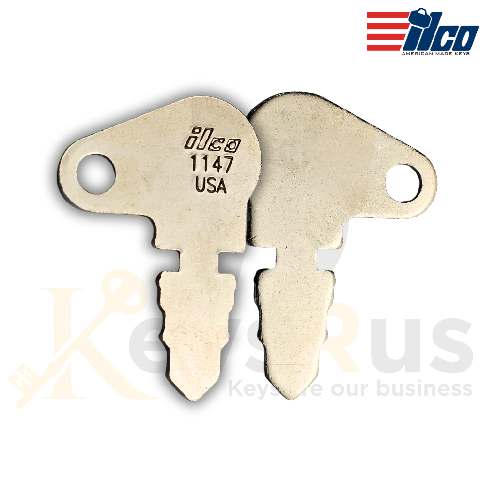 ILCO 1147 Pre-Cut Key Blanks – 10/Pack