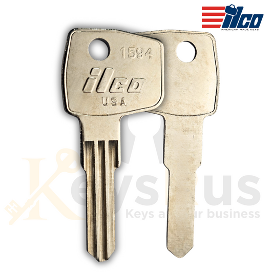 ILCO 1594 Key Blanks – 10 Pack | Fits Canada Post & Lowe & Fletcher Mailbox Locks (21001–23000)