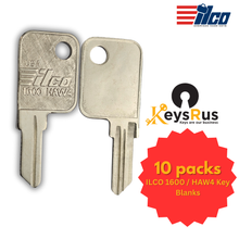 ILCO 1600 / HAW4 Key Blanks – 10 Pack | Fits Haworth, Anderson Hickey, Hudson Furniture Locks