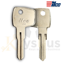 ILCO 1632 Key Blank – Canada Post Mailbox Key – Nickel Plated Brass – 10 Pack