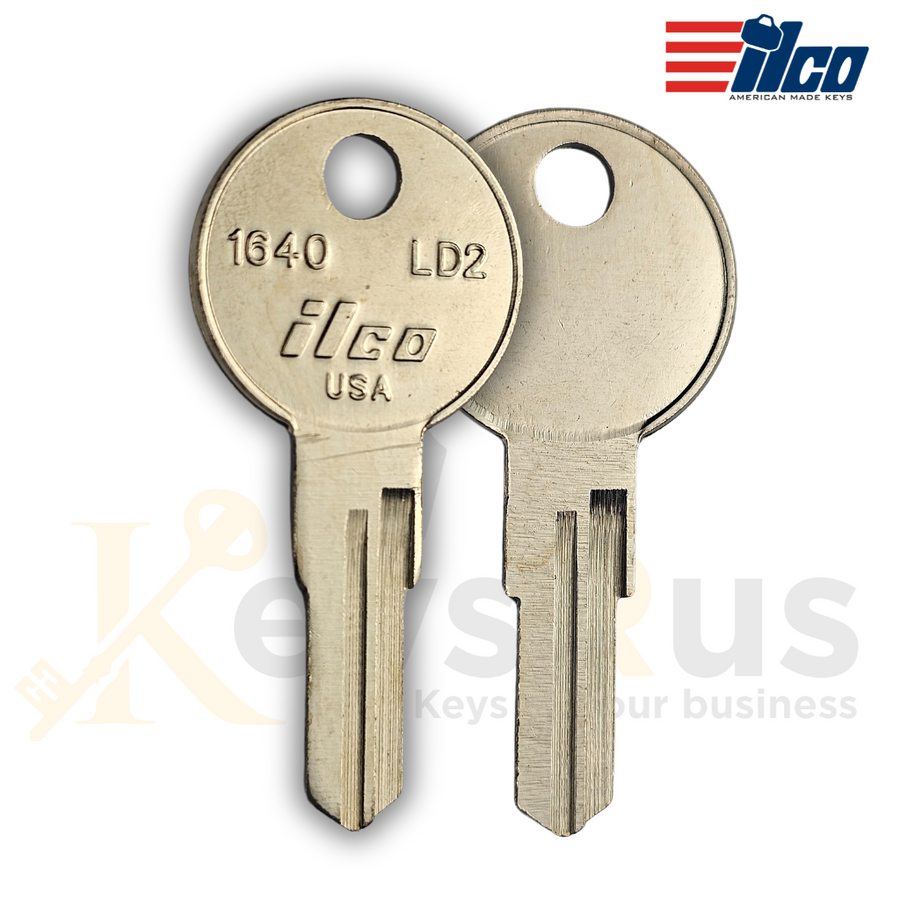 ILCO 1640 / LD2 C200 Key Blanks, 10 pack