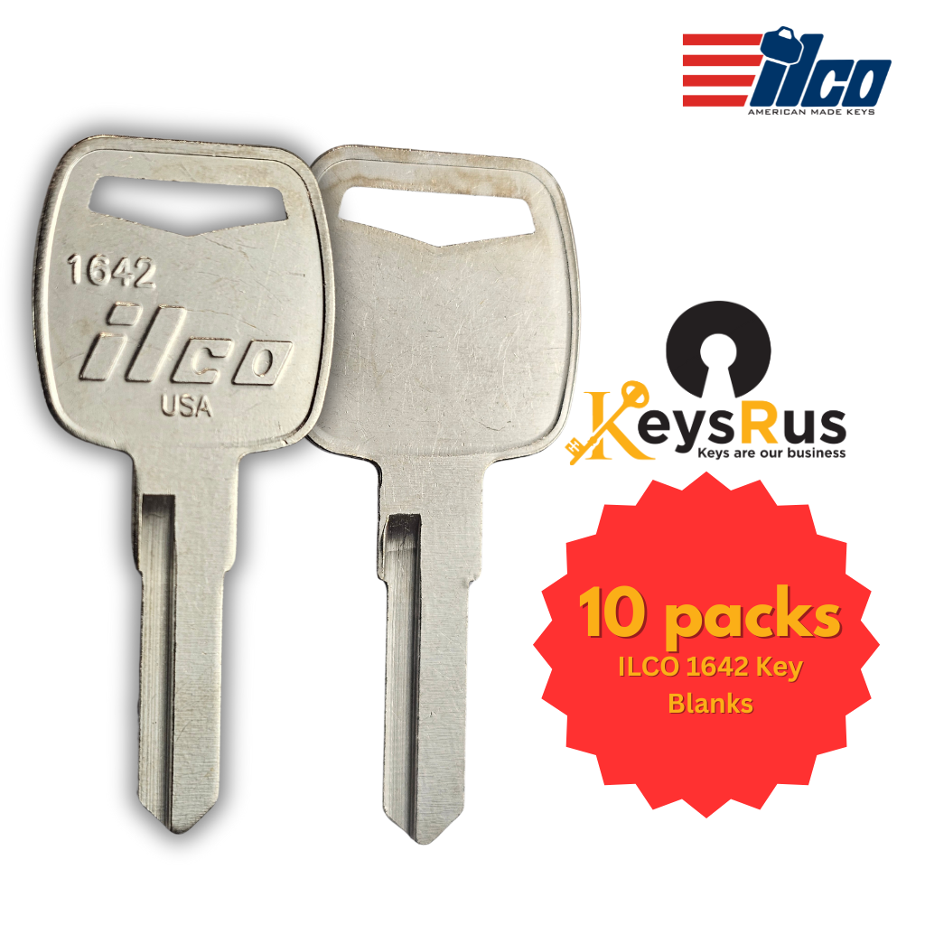 ILCO 1642 Key Blanks – 10/Pack