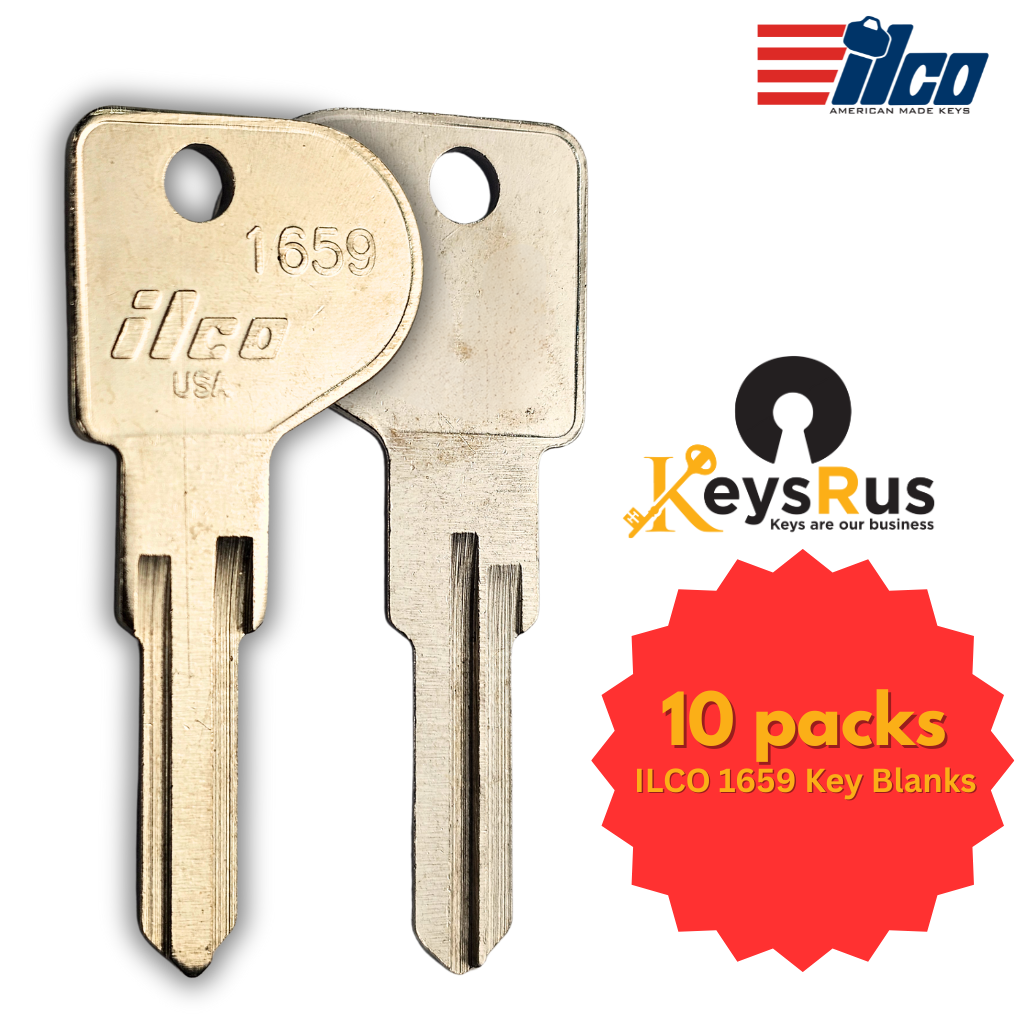 ILCO 1659 Key Blanks – 10 Pack