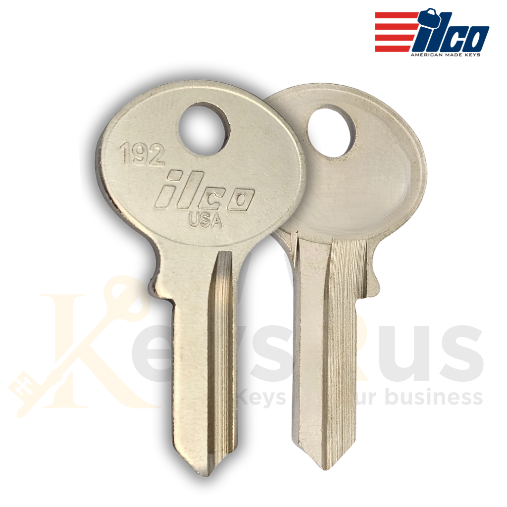 ILCO 192 / SQ1 Key Blanks – 10 Pack | Precision Brass Padlock Key Blanks for Squire, Fortress, Car & More