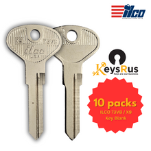 Genuine ILCO 73VB / X9 Key Blank – 10 per Pack for Audi, Porsche, and Volkswagen