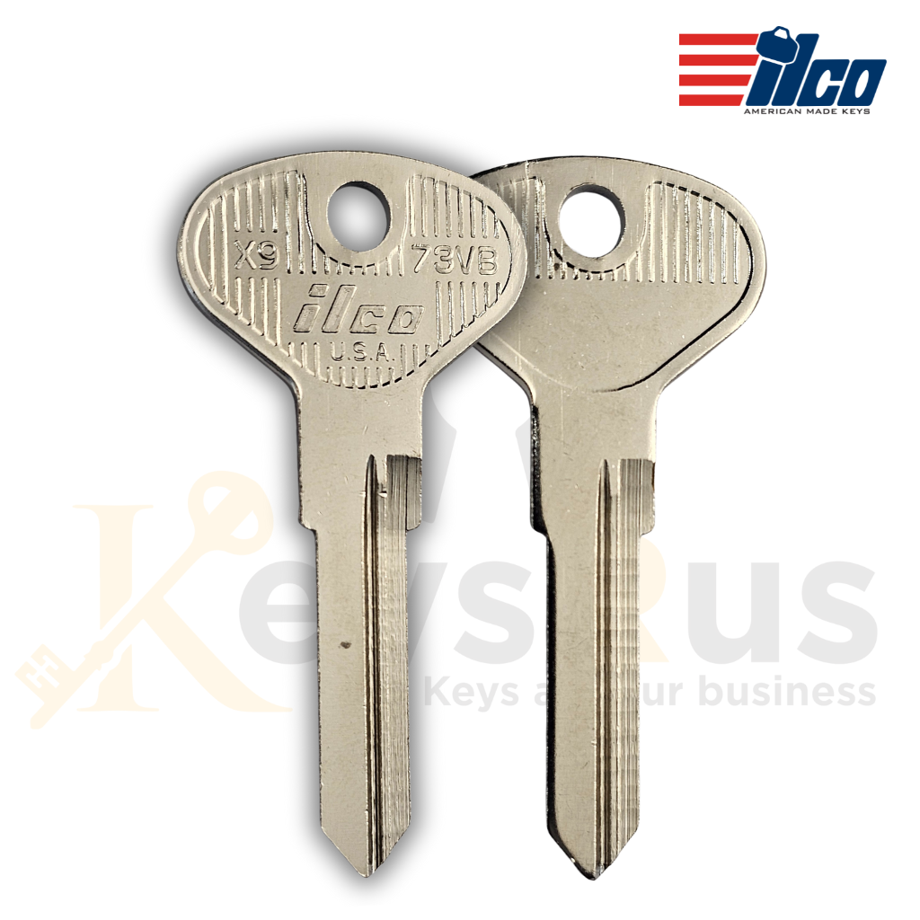 Genuine ILCO 73VB / X9 Key Blank – 10 per Pack for Audi, Porsche, and Volkswagen