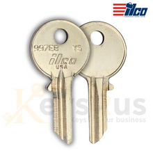 ILCO 997EB / Y5 Key Blanks – 10 Pack | Compatible with Yale & More | Nickel-Plated Brass