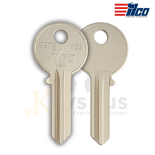 ILCO 997E / Y52 Key Blanks – 10 Pack | Nickel Plated Brass | Compatible with Yale, Emtek, Chateau, Lyon & More