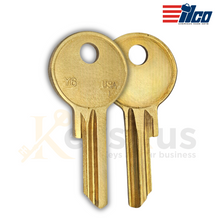 ILCO 997X / Y6 Key Blanks – 10 Pack | Brass | Compatible with Yale, Vintage Automotive, Furniture, and Safe Locks