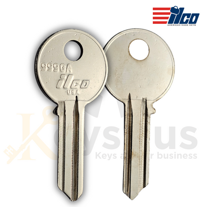 ILCO 999GA Yale Key Blanks – 10 Pack | 5-Pin GA Section | Compatible with Yale Locks | Nickel-Plated Brass