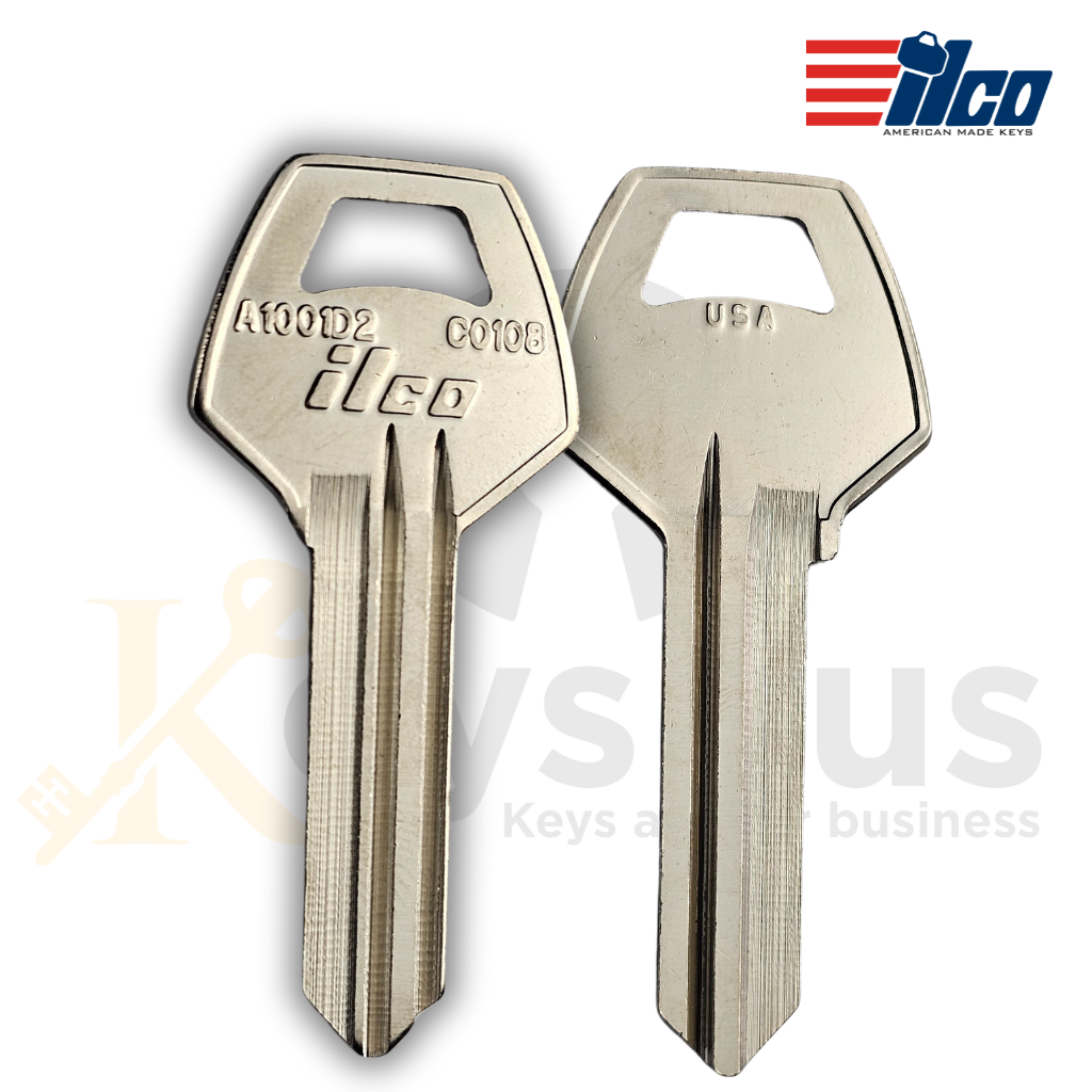 ILCO A1001D2 / CO108 Key Blanks – 10 Pack
