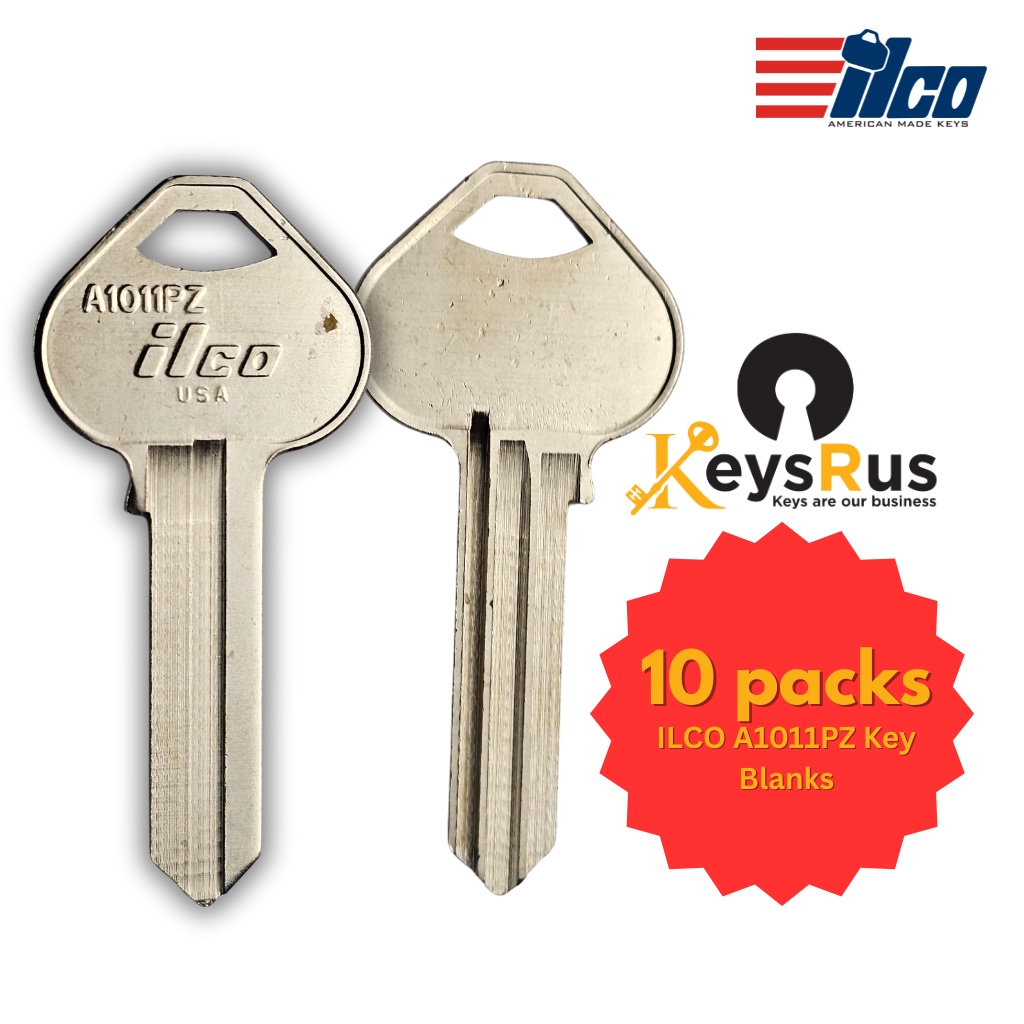 ILCO A1011PZ Key Blank – Uncut Brass Key for Arrow Locks – Profile PZ
