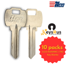 ILCO A1054WC / FA2 Key Blanks – 10 Pack