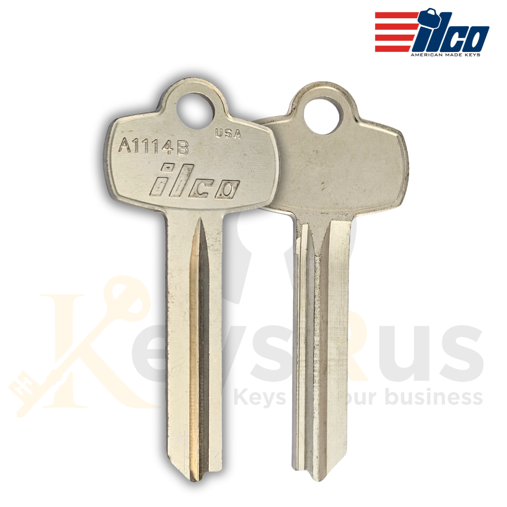 ILCO A1114B Key Blank – 5, 6 & 7 Pin – SFIC Lock – Nickel Silver – 10 Pack