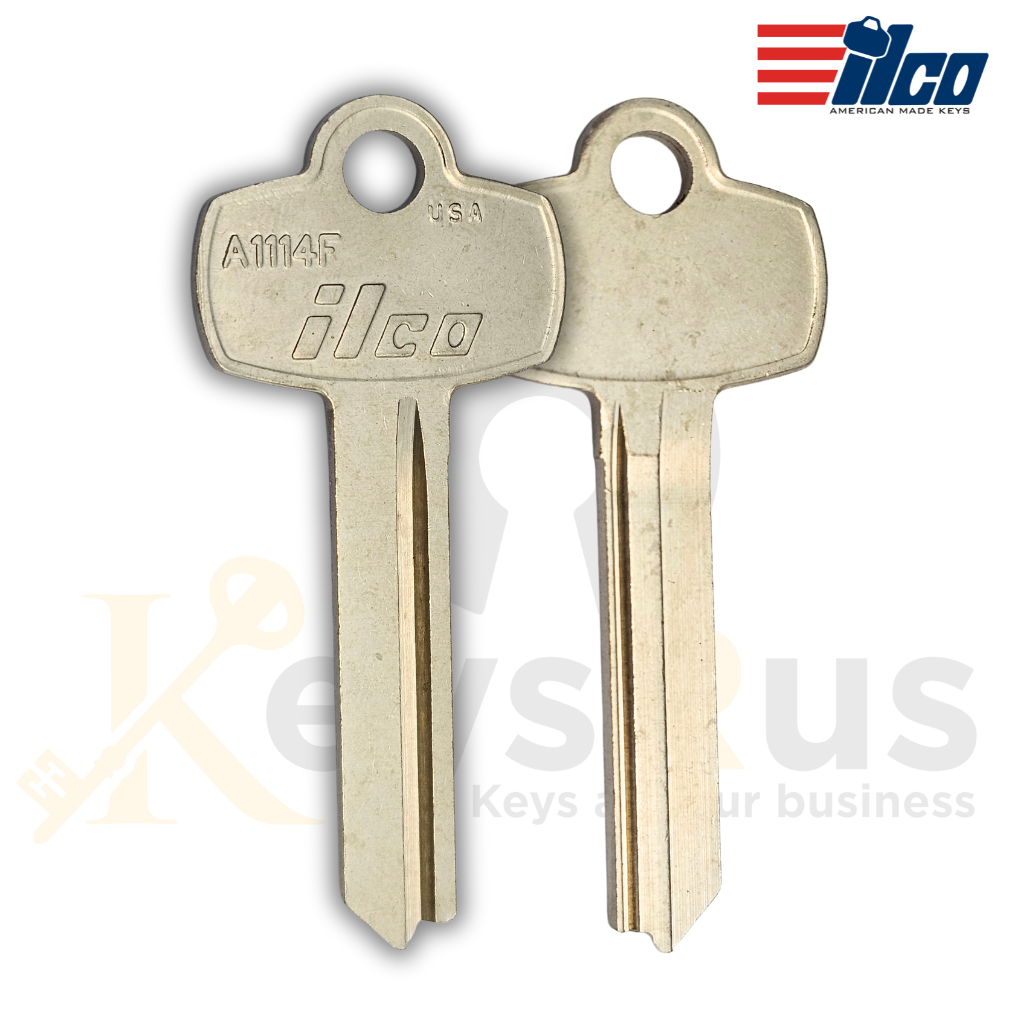 ILCO A1114F Key Blank – 10-Pack | Residential, Commercial & Condo Key Blanks