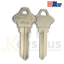 ILCO A1145FG Key Blanks – 5-Pin – Brass – SC1 Compatible – 10 Pack – Uncut for Schlage Locks
