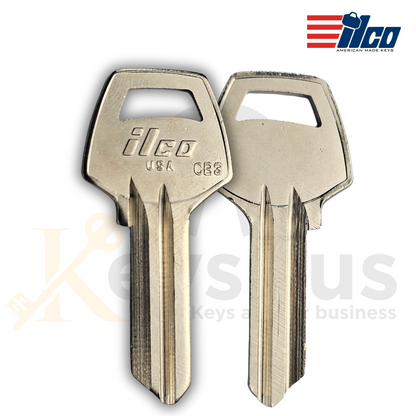 Ilco CB3 / 1573C Key Blanks – 10 Pack (Club Lock, Corbin, Russwin) | Nickel‑Plated Brass (Uncut)