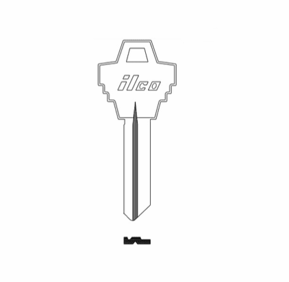 ILCO GL4-ILCO Key Blank10/Pack