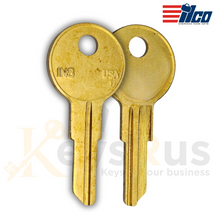 ILCO L1054B / IN8 Brass Key Blanks – 10 Pack | Wide Compatibility | Made in USA by Taylor/ILCO