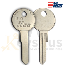 ILCO LF21 Key Blanks – 10 Pack | Compatible with Hillman, Lowe & Fletcher, Sunbeam | Nickel-Plated Brass