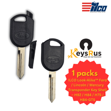 ILCO Look-Alike™ Ford / Lincoln / Mercury Transponder Key Shell – H92 / H84 / H75 / H84-GTS (1/Pack)