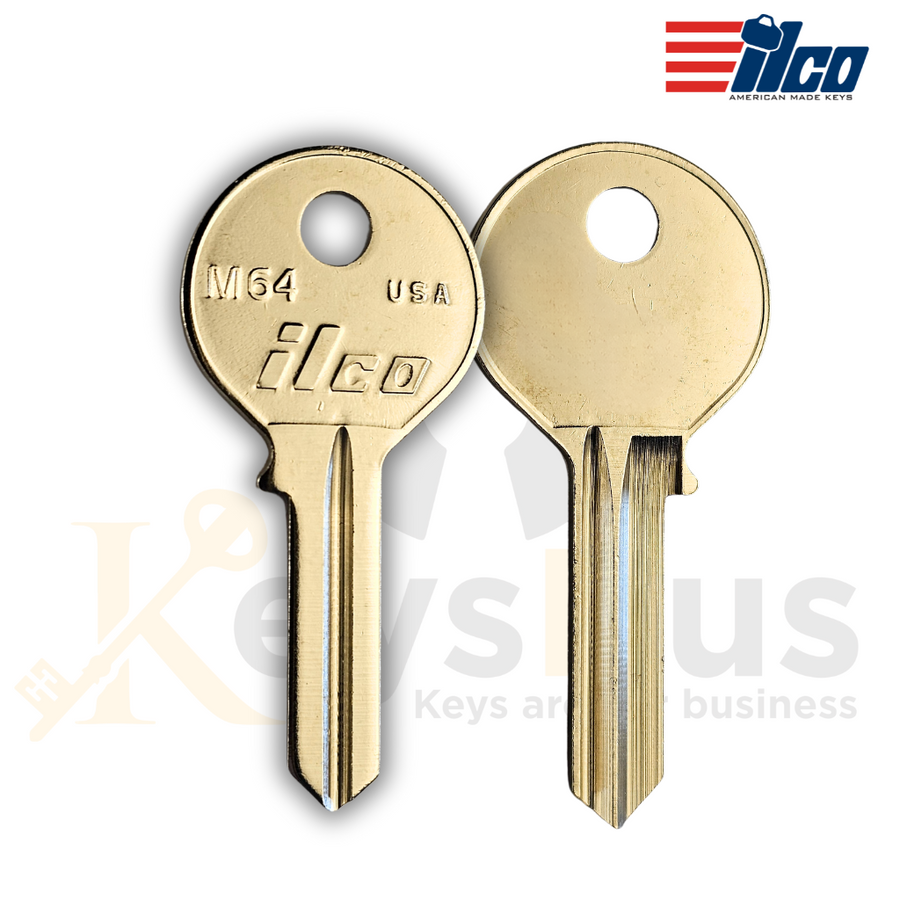 M64, ILCO Key Blank - 10 Pack
