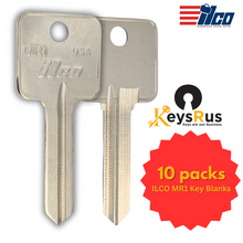 ILCO MR1 Key Blanks – 10 Pack | Fits Metal-Rousseau Mailbox Locks – Nickel-Plated Brass – Made in USA