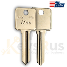 ILCO MR2 Rousseau Key Blank – 10 Pack (Nickel-Plated Brass)