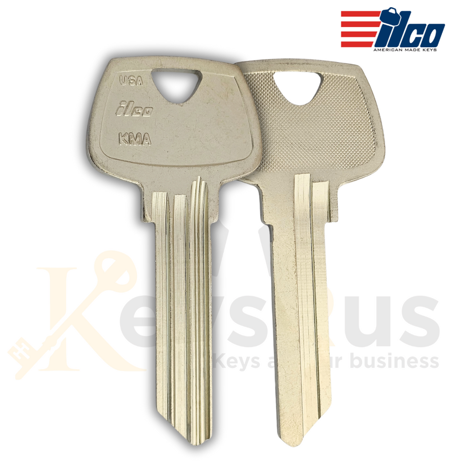 ILCO N1007KMA / S6 Key Blanks, 10 Pack, LN Section, Sargent 6-Pin, Nickel Silver
