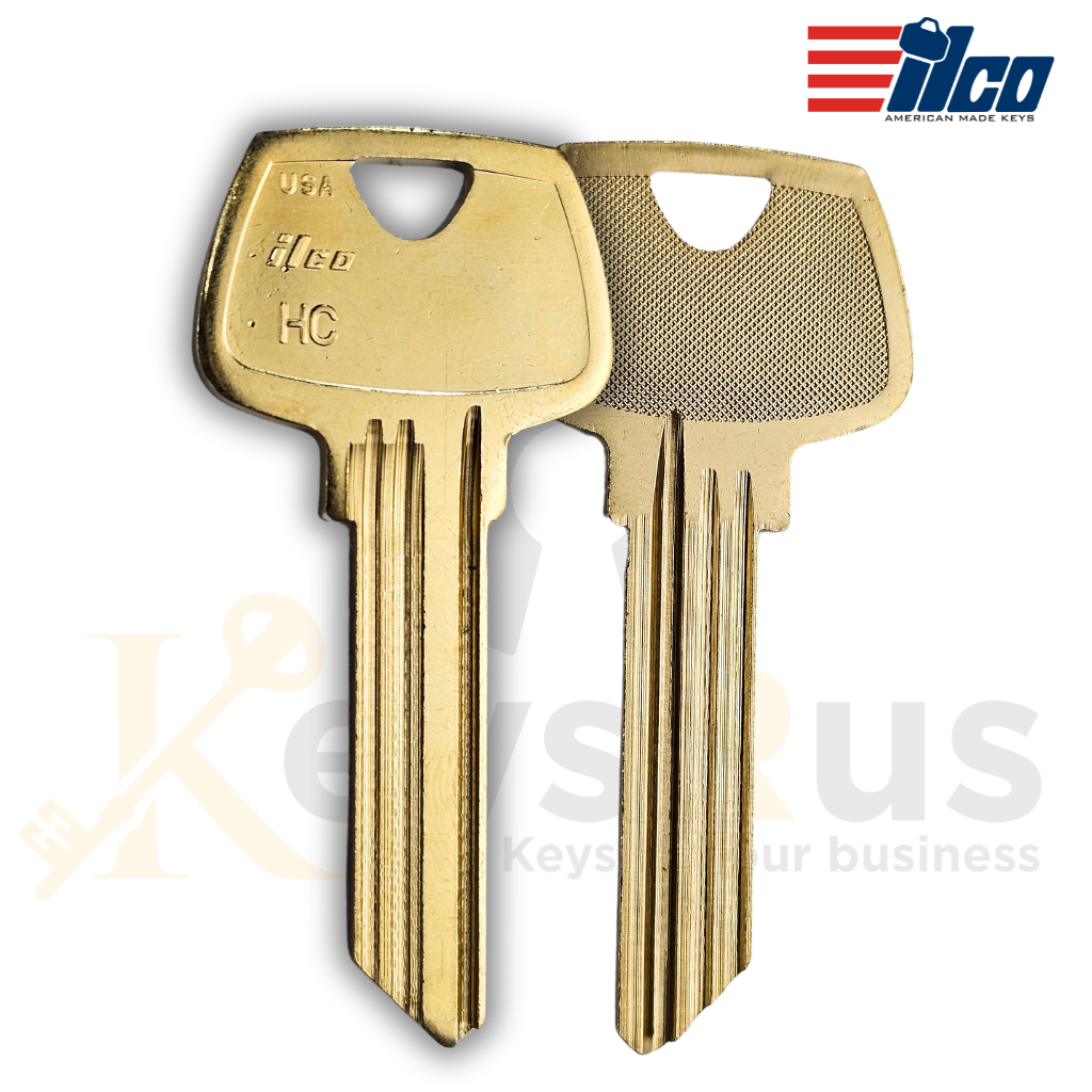 ILCO O1007HC Key Blanks – 10 Pack | 6-Pin HC Section Key for Sargent Locks | Nickel Silver