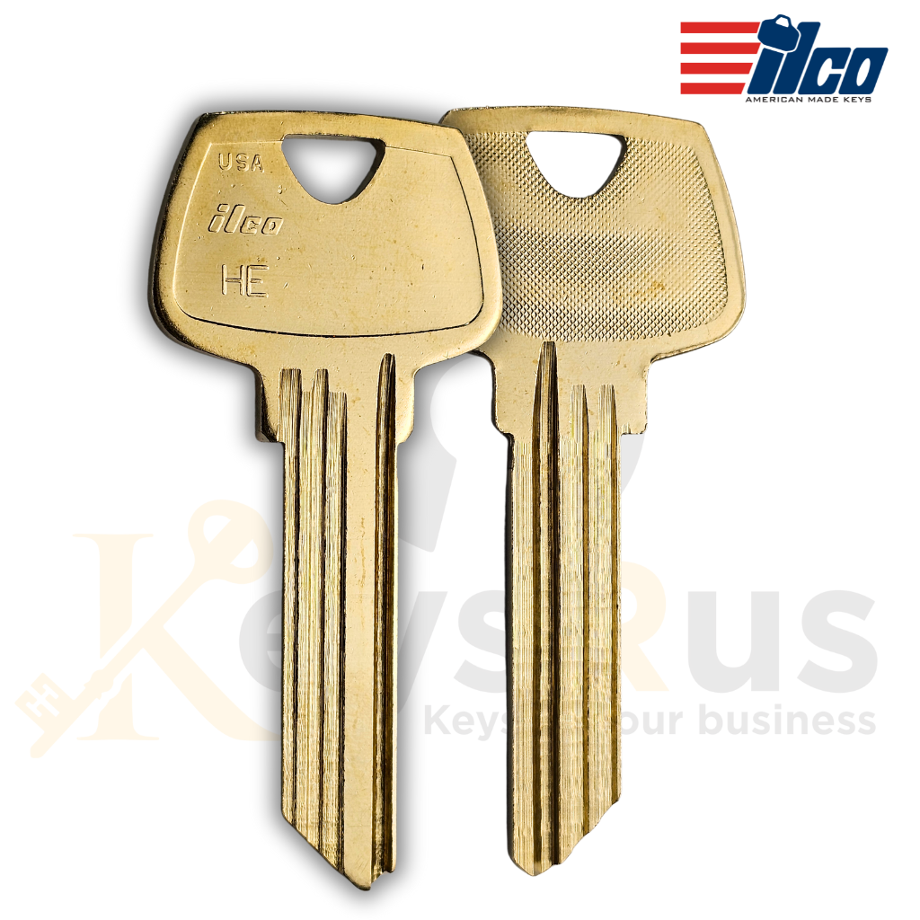 ILCO O1007HE Key Blanks – 10 Pack | 6-Pin HE Section Key for Sargent Locks | Nickel Silver