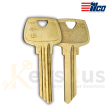 ILCO O1007LB / S23 Sargent Key Blank – 6-Pin – 10/Pack | LB Section | Nickel Silver