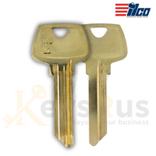 ILCO O1007LC / 01007LC Sargent Key Blanks – 10 Pack | 6-Pin LC Keyway | Nickel Silver