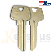 ILCO O1007LE / U07LE Sargent Key Blank – 6-Pin – 10/Pack | LE Section | Nickel Silver