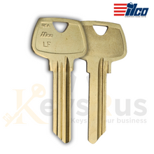 ILCO O1007LF / S26 Sargent Key Blank – 6-Pin – 10/Pack | LF Section | Nickel Silver