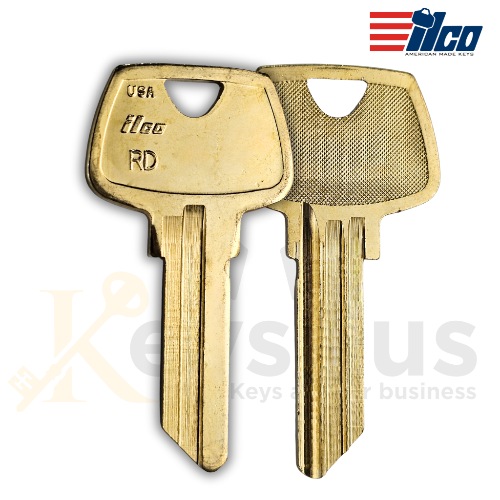 ILCO O1007RD Key Blanks – 10 Pack | RD Section | Compatible with Sargent Locks | 6-Pin Nickel Silver