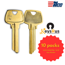 ILCO O1007RK / S-57 Key Blanks – 10 Pack | Nickel Silver | 6 Pin | Genuine ILCO Brand