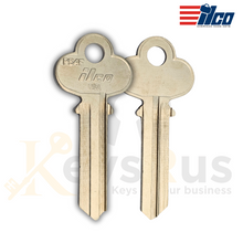 ILCO P54F Key Blanks – 10 Pack | Fits Canada Post and Peach Mailbox Locks – Nickel-Plated Brass – Made in USA