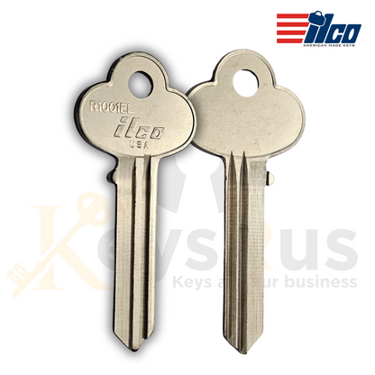ILCO R1001EL / SK4 Key Blanks – 10 Pack | 7 Pin | Nickel Plated Brass | Genuine ILCO Brand