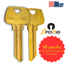 ILCO S22-BR/ 01007LA  Key Blanks – 10 Pack