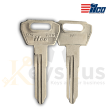 Ilco SUZ12 / X179 Key Blanks – 10 Pack for Suzuki Motorcycles/ATVs | Nickel‑Plated Brass (Uncut)