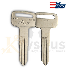 Ilco YH48 (X117) Key Blanks – 10 Pack for Yamaha & Multi‑Brand Motorcycles/ATVs | Nickel‑Plated Brass (Uncut)