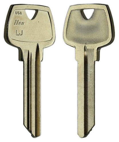 ILCO O1007LJ Sargent Key Blank – 6-Pin – 10/Pack | LJ Section | Nickel Silver