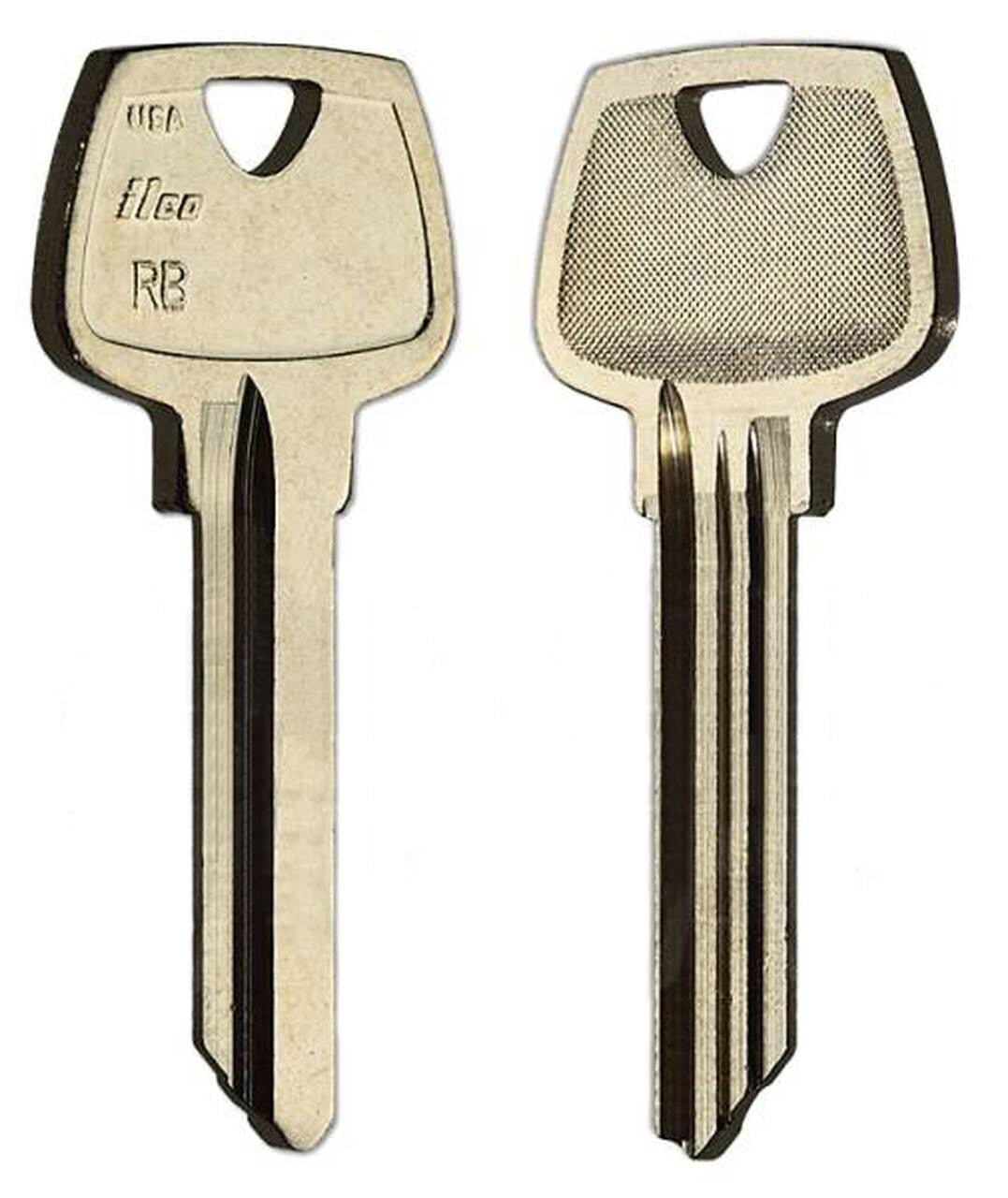 ILCO O1007RB / S51 Key Blanks – 10 Pack | Nickel Silver | 6 Pin | Genuine ILCO Brand