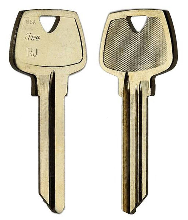 ILCO O1007RJ / S-56 Key Blanks – 10 Pack | Nickel Silver | 6 Pin | Genuine ILCO Brand