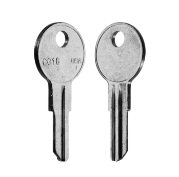 ILCO 1041T / CG16 Key Blanks – 10 Pack | Brass | Compatible with Chicago, Craftsman, Herman Miller, Steelcase, Alarm Locks & More