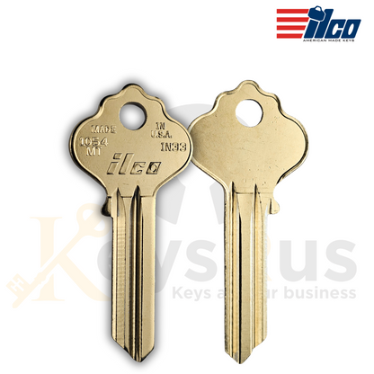 ILCO 1054MT / IN33 Key Blanks – 10/Pack