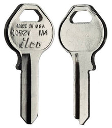 ILCO 1092V / M4 Key Blanks – 10 Pack | Master Padlock Replacement Keys | Nickel-Plated Brass | Made in USA